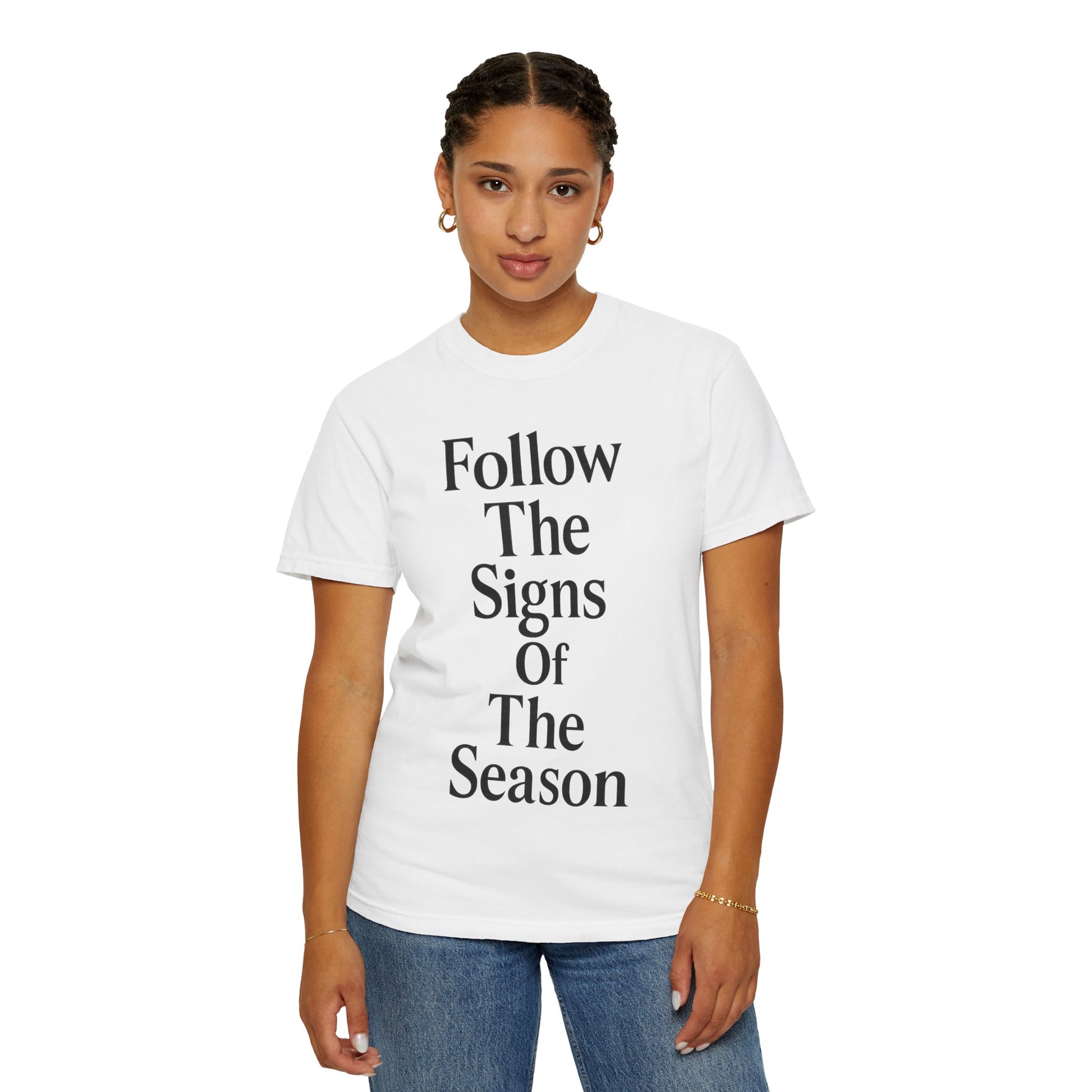 Unisex Garment-Dyed T-shirt: Seasonal Vibes Tee for Nature Lovers, Perfect for Soft Casual Wear, Gift for Holidays, Eco-Friendly Fashion