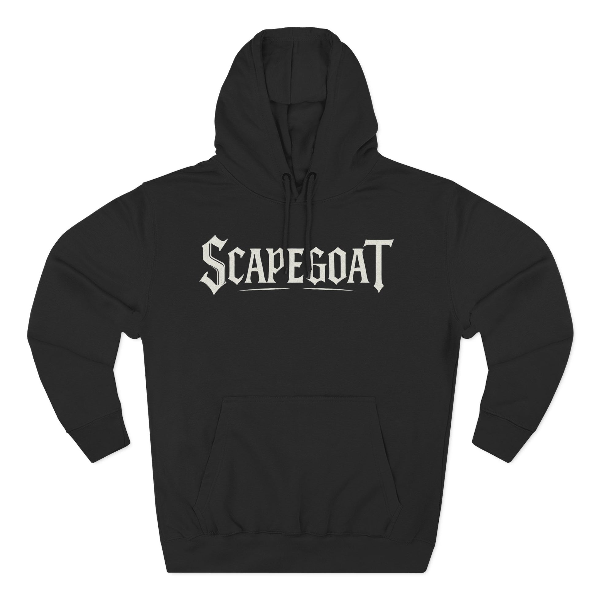 Three-Panel Fleece Hoodie
