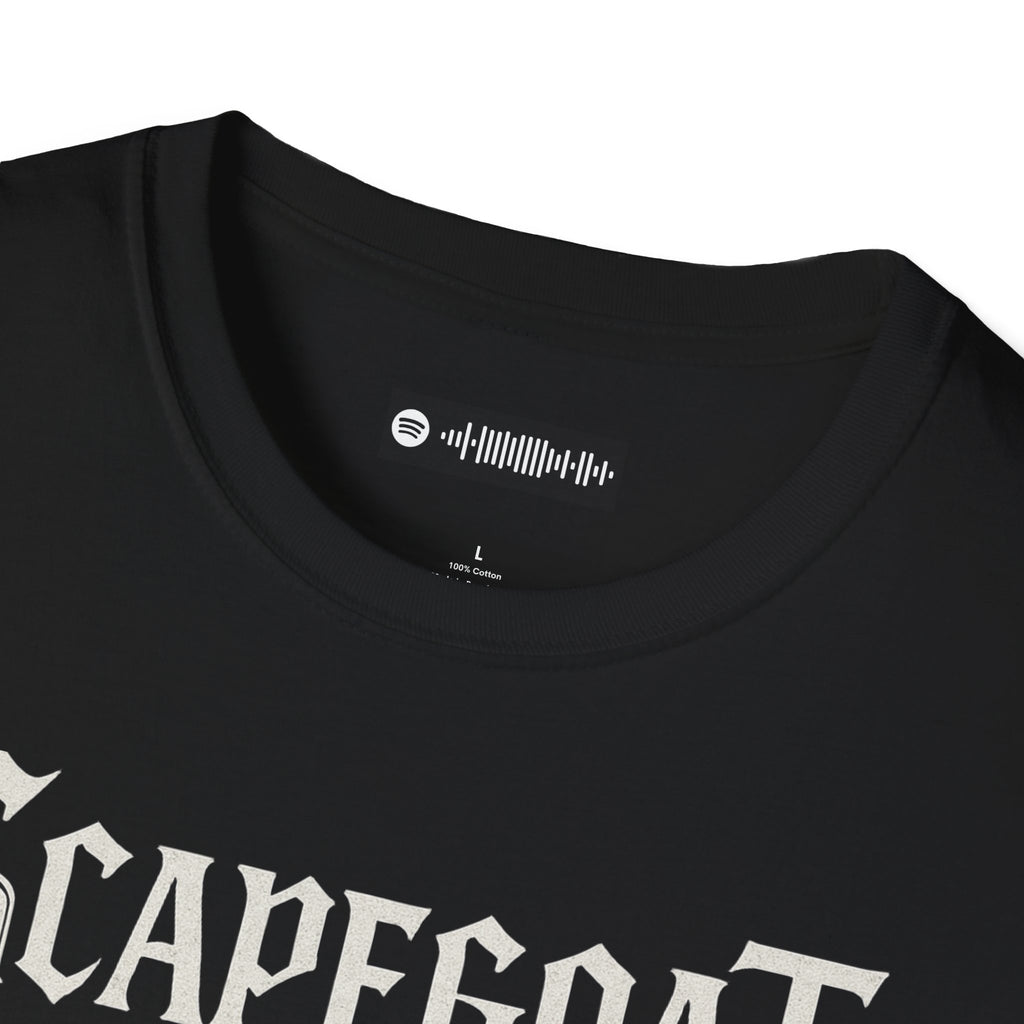 Edgy Unisex Graphic Tee | Scapegoat T-Shirt, Casual Wear, Street Style, Unique Gift, Halloween Apparel, Music Festival Shirt
